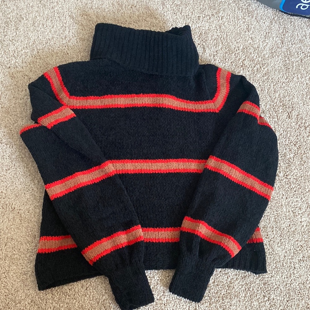 Black Turtleneck Sweater